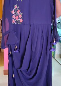 Beautiful Nevy 💙 Blue Colour Gown 😍😍