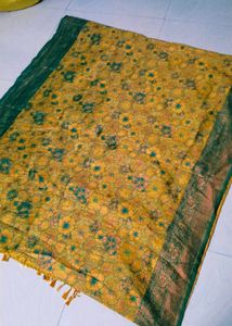 Shinning Multi Colour Banarasi Silk Saree