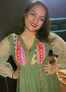 Green Ethnic Dress