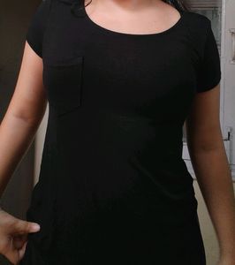 H&amp;M Black Basic Viscose Tee