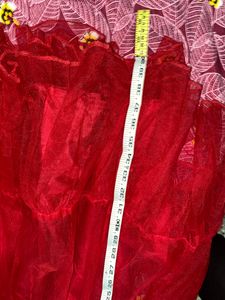 Red Sharara Set With Dupatta