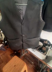 Classic Black Waistcoat