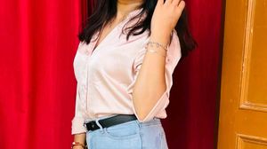 Elegant Blush Button-Down Shirt