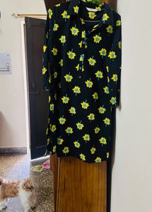 Black Print Kurti