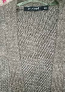Gray Knit Vest