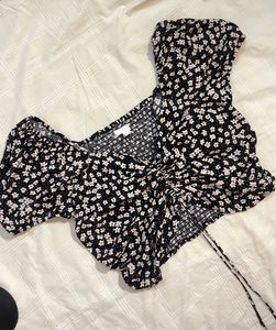 H&amp;m Ruched Top
