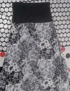 Floral Skirt with Embellishments