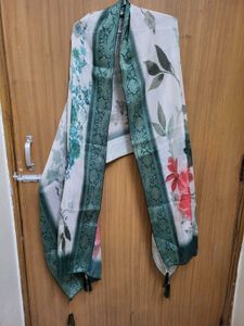 Xl Tissue Trending New Fancy Kurta Pant Duptta Set