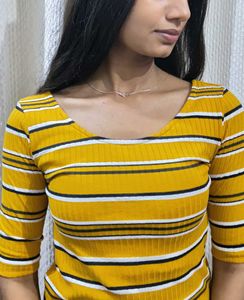 Striped Crop Top