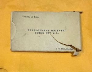 Set Of 10rs And 20 Rs Silver Coins1973 Rare