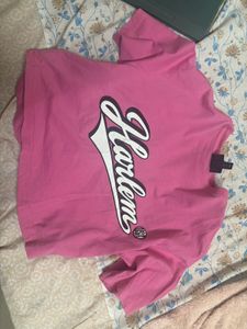 Pink Harlem cropped T-Shirt