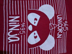 Red Ninja Unicorn Hoodie