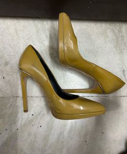 Dune London Mustard Heels