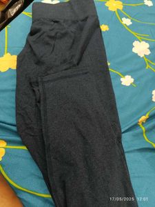 Xxl Soft Navy Blue Ankle Leggings