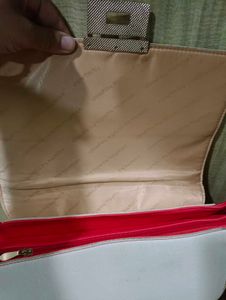 Imported Color Block Satchel Bag
