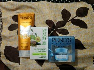 Pack Of 3, Face Wash , Serum & Moisturizer
