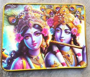 Radha Krishna resin modern art Showpiece