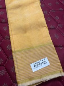 Elegant Yellow Saree
