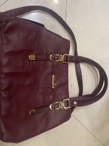 Maroon Tote Bag