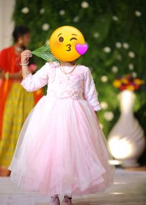 Pink Tulle Flower Girl Dress