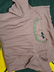 Mauve Embellished Top