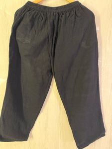 Black Two-Piece Set Pure Cotton