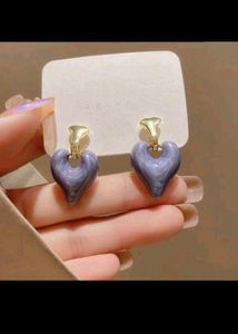 Heart Drop Earrings