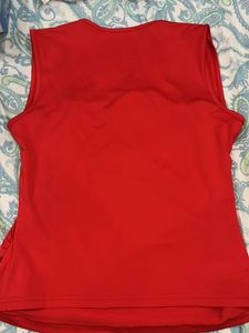 Red tank top