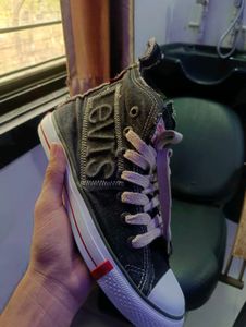 Levi's High-Top Black Canvas Sneaker