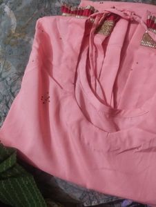 Elegant Peach Kurta