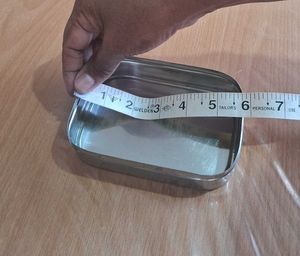 Steel Box  with Lid and cooking vessel (combo)