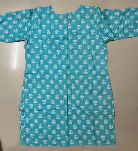 Light Blue Short Kurta