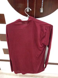 Maroon Casual Shirt