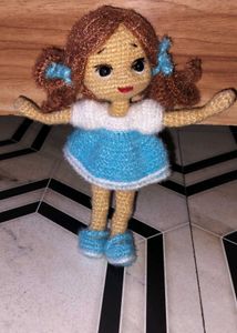 Handmade Knitted Doll