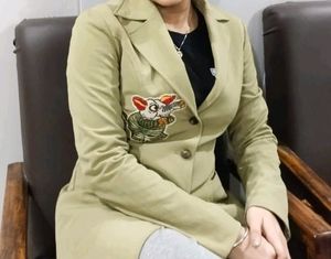 Women &#39;S Semi  Formal Wear Olive Blazer