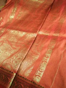 Red &amp; Gold Saree