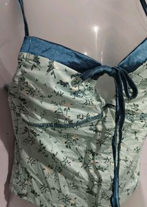 Floral Tie-Front Cami Top