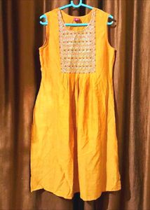 Kurti with Embroidery Size 40 inches