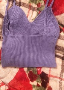 Lavender Crop Top