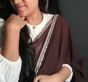 Elegant Brown Saree