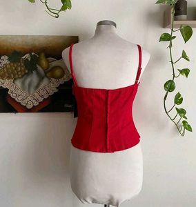 Red Corset Top