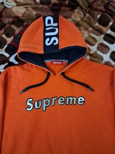 Supreme Hoodie - Orange Pullover