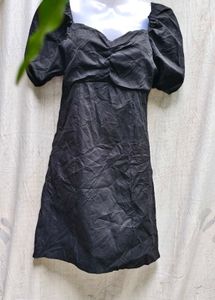 9156 CUTE BLACK MINI DRESS