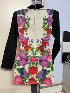 Korean Floral Printed Designer One Piece