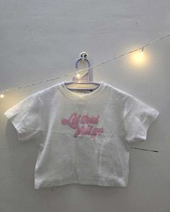 Combo of Checkered Heart Tee and White Graphic T