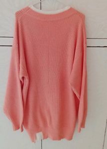 Peach Knit Sweater