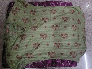 Olive Green Short Kurta – Trendy &amp; Comfortable 🌿