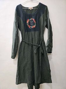 Cotton Embroidered Dress