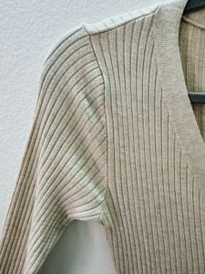 H&amp;M Beige Bodycon Dress 👗