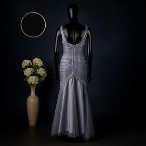 Sale 🎉🎊Elegant Grey Ethnic Gown